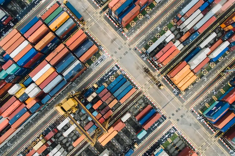 Cargo ship containers